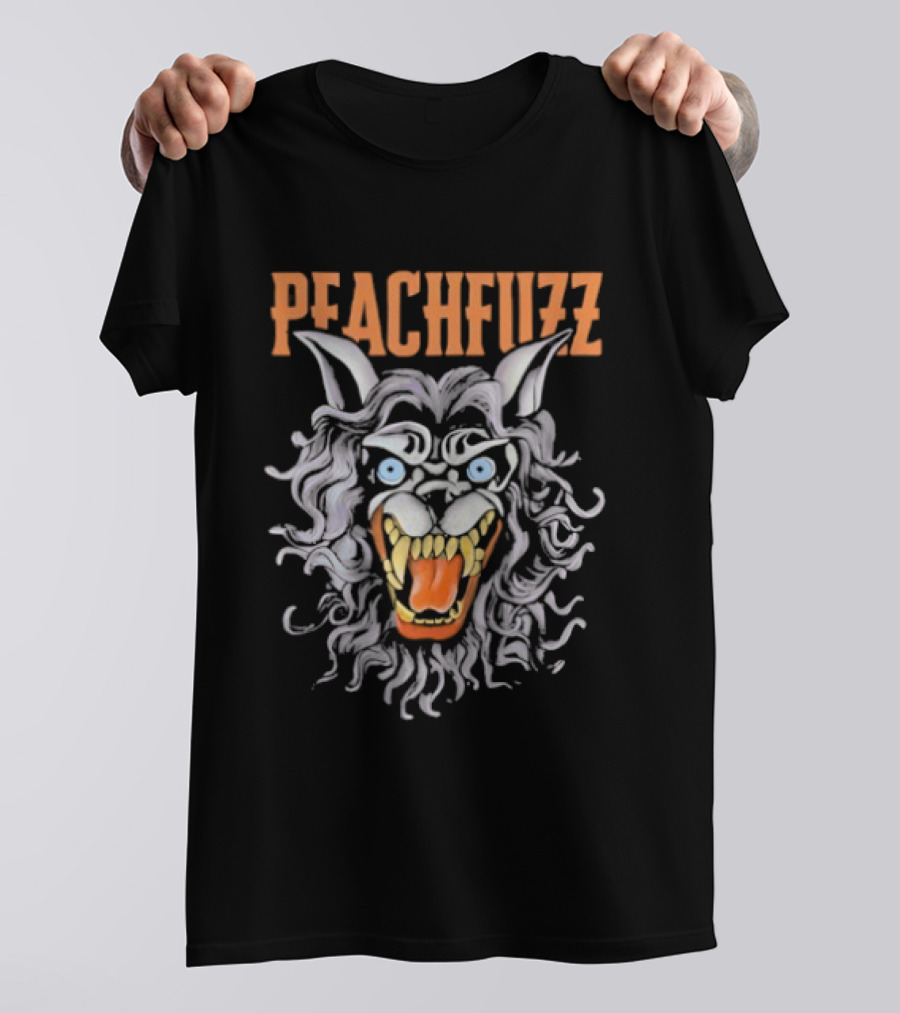Peachfuzz Werewolf Mask Pose Creep T-Shirt