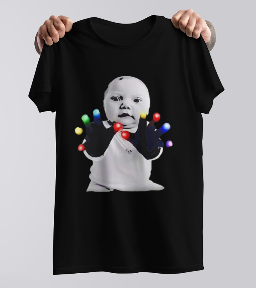 AI Baby Hands Light Gloving Meme Niche T-Shirt