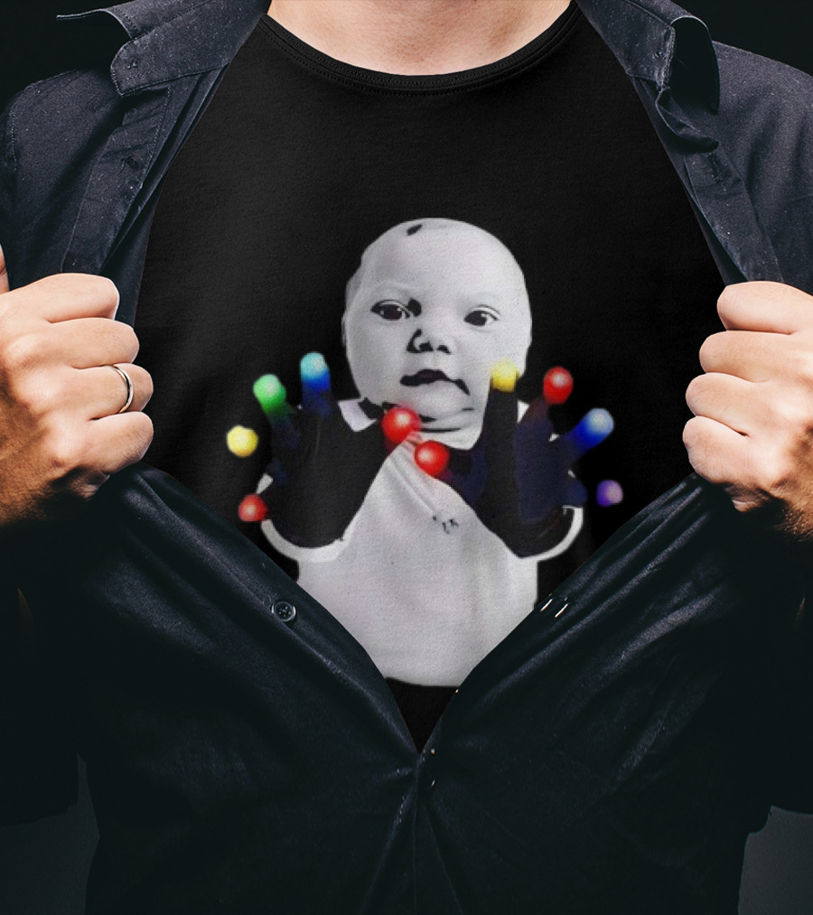 AI Baby Hands Light Gloving Meme Niche T-Shirt