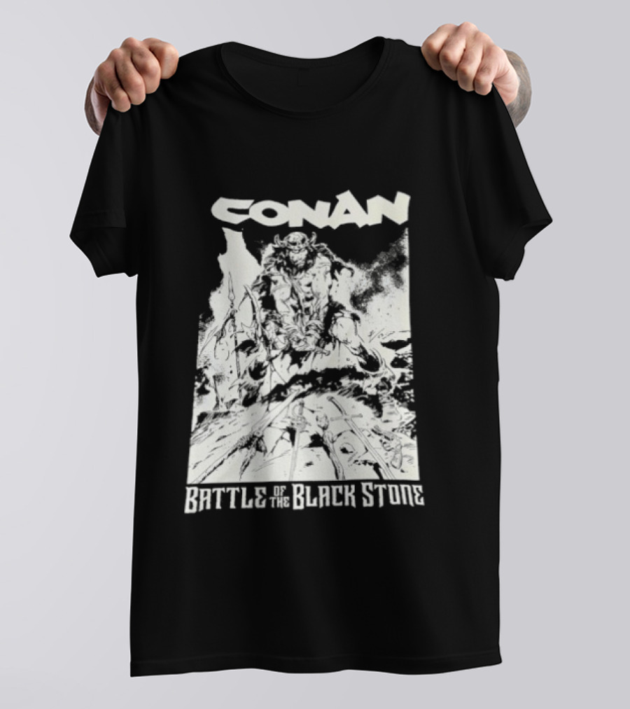 Conan Battle Of The Black Stone Fantasy Adventure T-Shirt