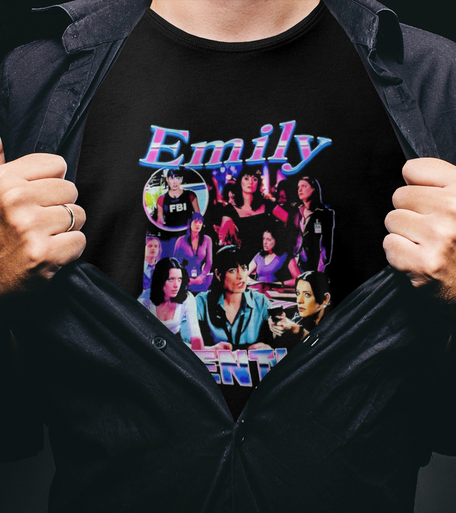 Emily Prentiss FBI Criminal Minds Collage T-Shirt