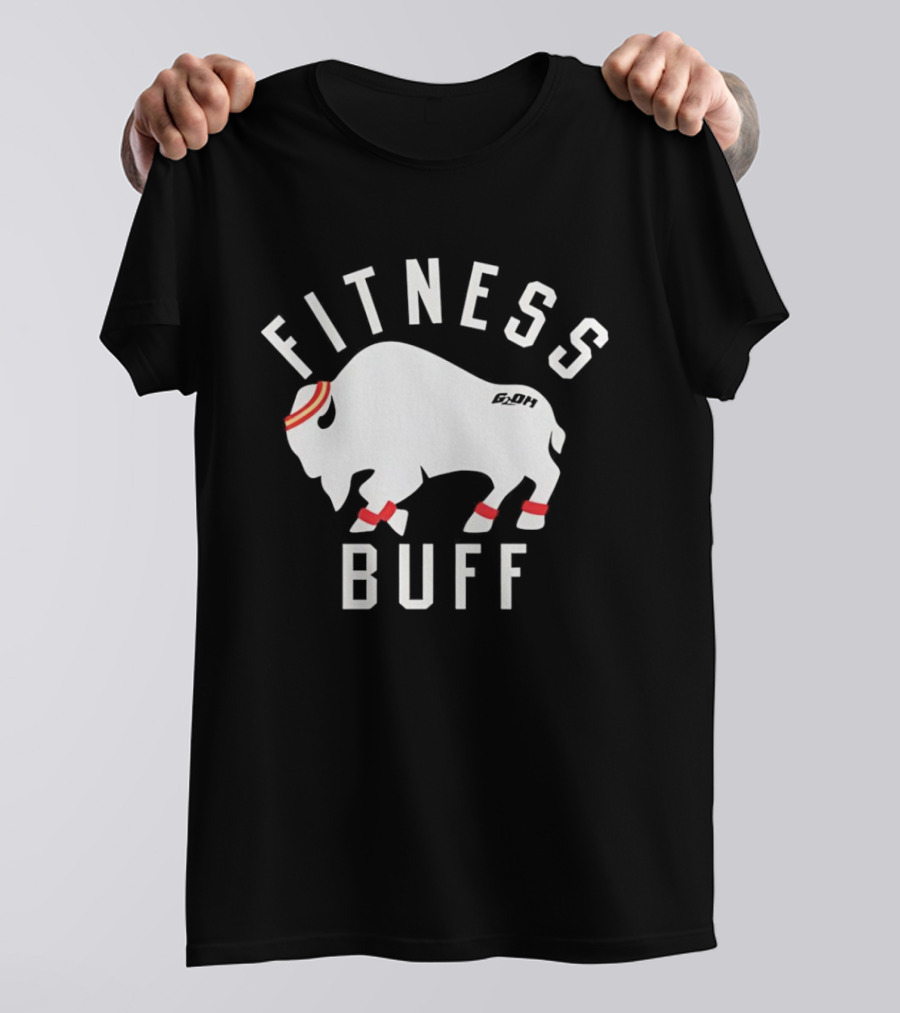 Fitness Buff Headband Bison T-Shirt