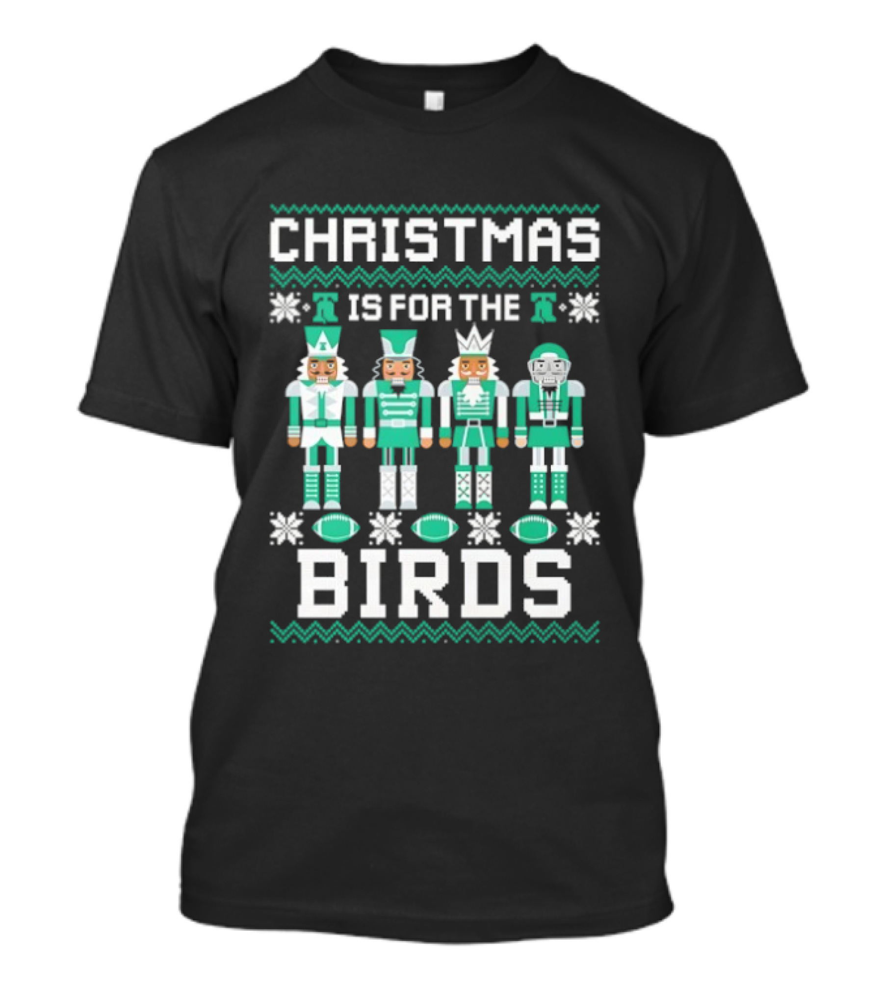 Christmas Is For Me Eagles Birds Nutcracker T-Shirt