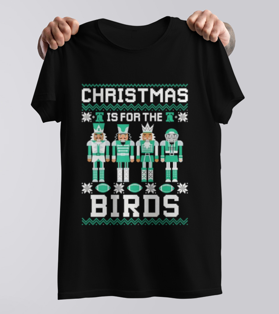 Christmas Is For Me Eagles Birds Nutcracker T-Shirt