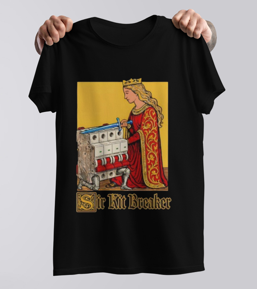 Sir Kit Breaker RuneScape Medieval Knight Parody T-Shirt