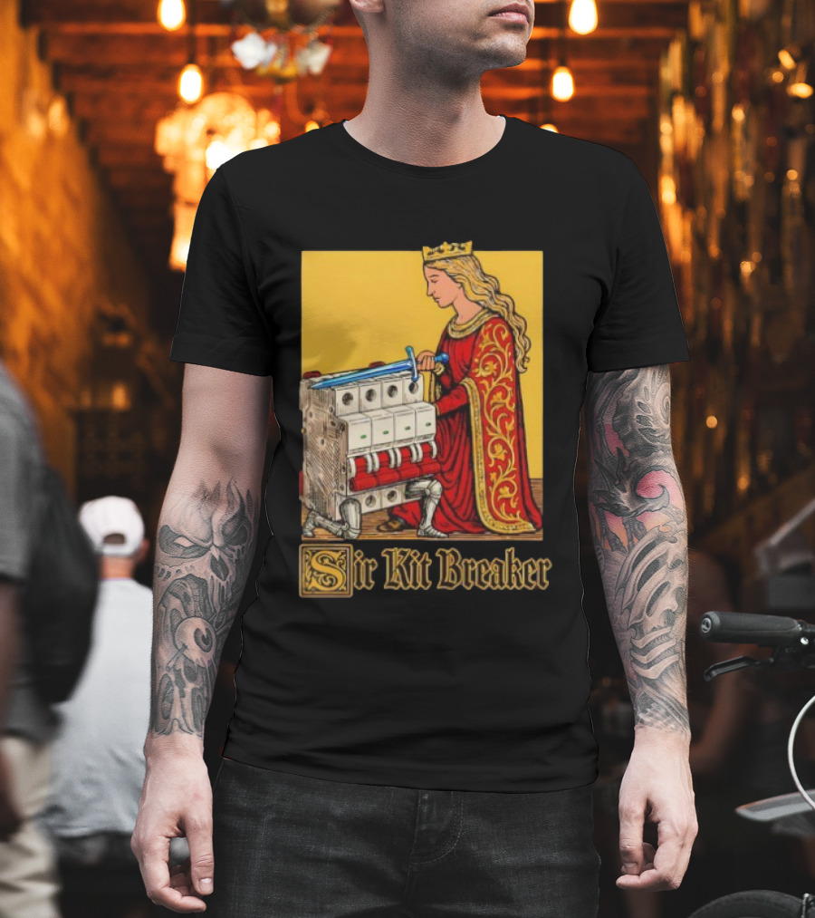 Sir Kit Breaker RuneScape Medieval Knight Parody T-Shirt