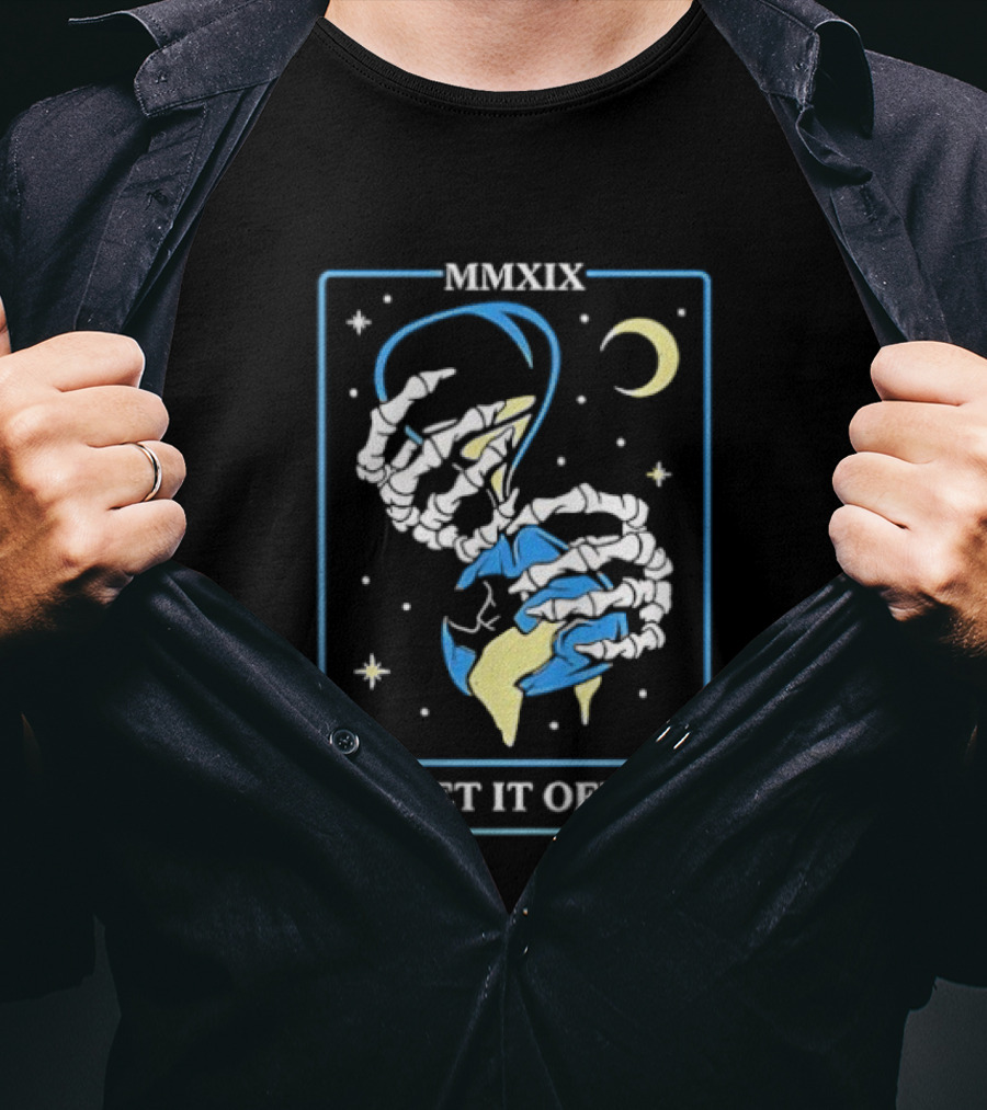 Set It Off Skeleton Hand MMXIX Moon And Stars T-Shirt