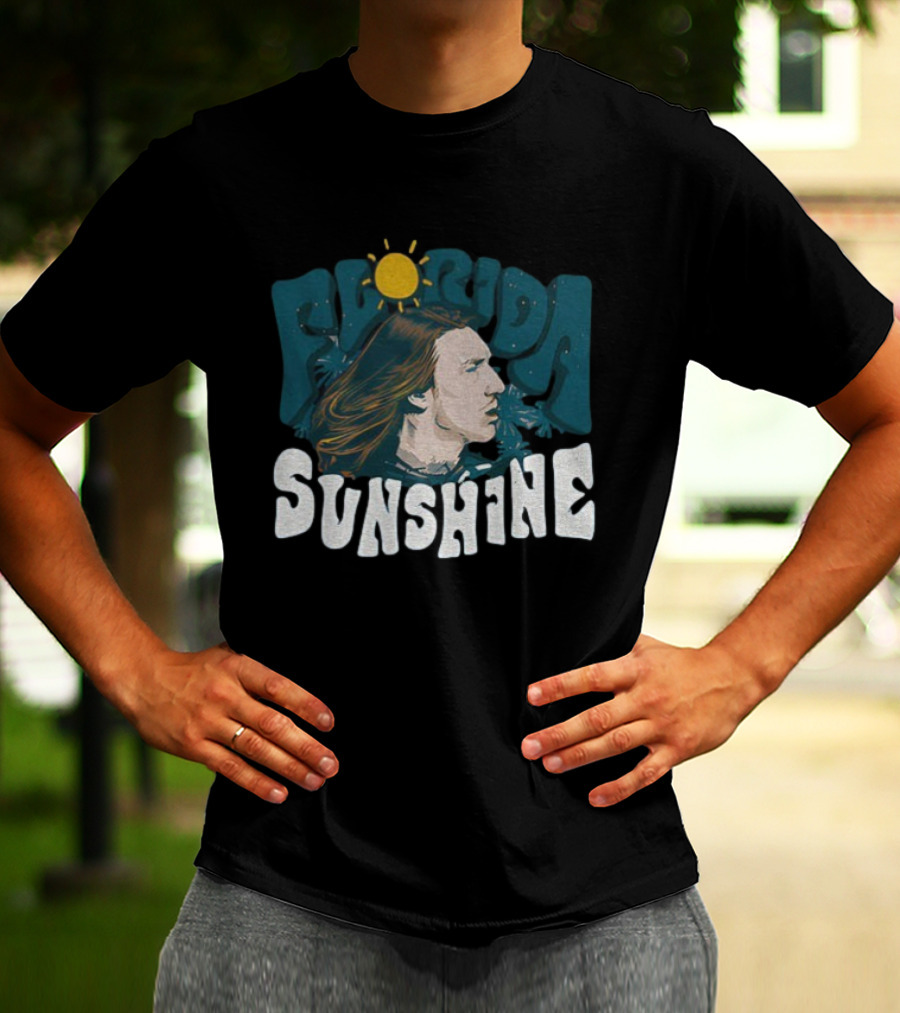 Florida Sunshine Trevor Lawrence Iconic Portrait Vintage Style T-Shirt