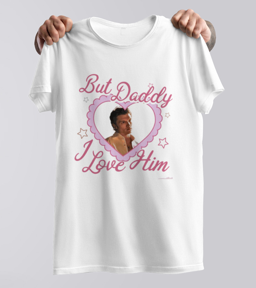 But Daddy I Love Him Connor Rozanov Pink Heart Retro 80s Style Nostalgia T-Shirt