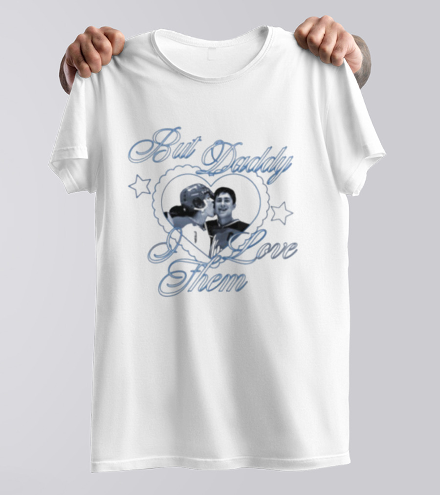 But Daddy I Love Them Ilya Shane Hollanov Rivalry Sports Heart Stars T-Shirt