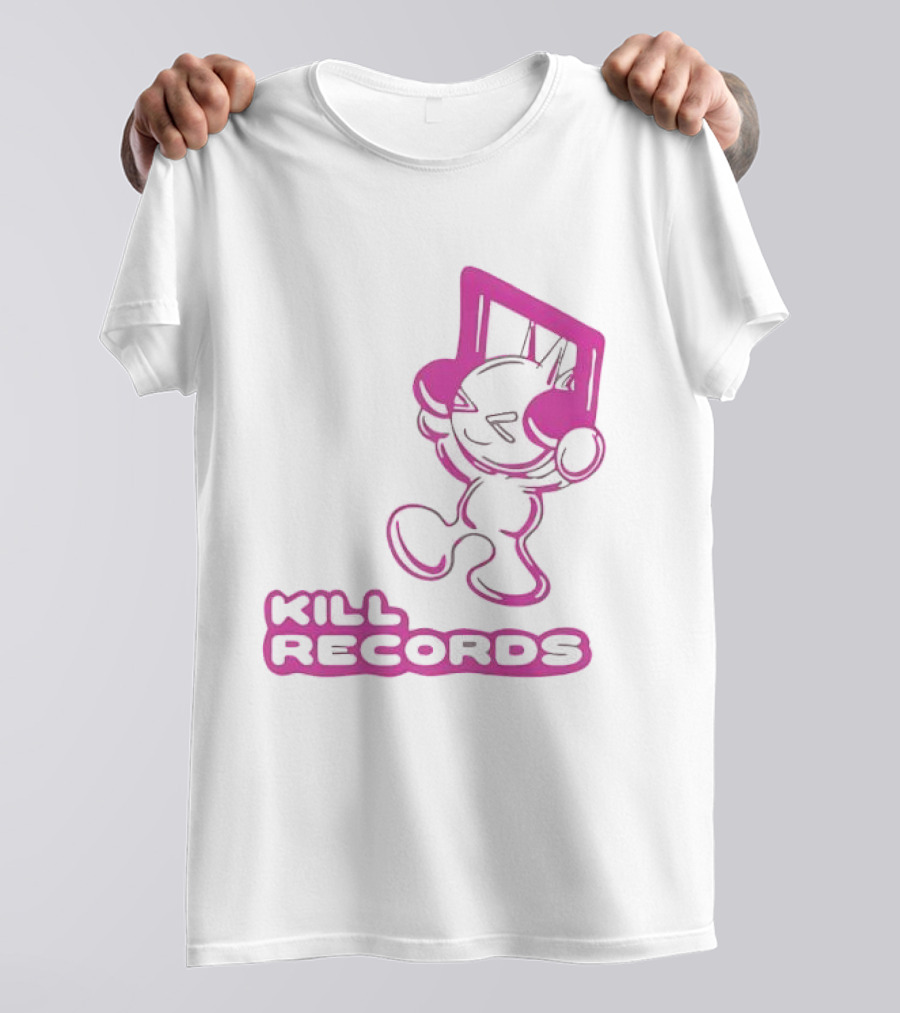 Lil Killa Kill Records Radio Icon With Music Notes T-Shirt