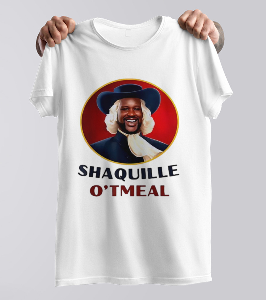 Shaquille Oatmeal Funny Meme Cereal Parody T-Shirt