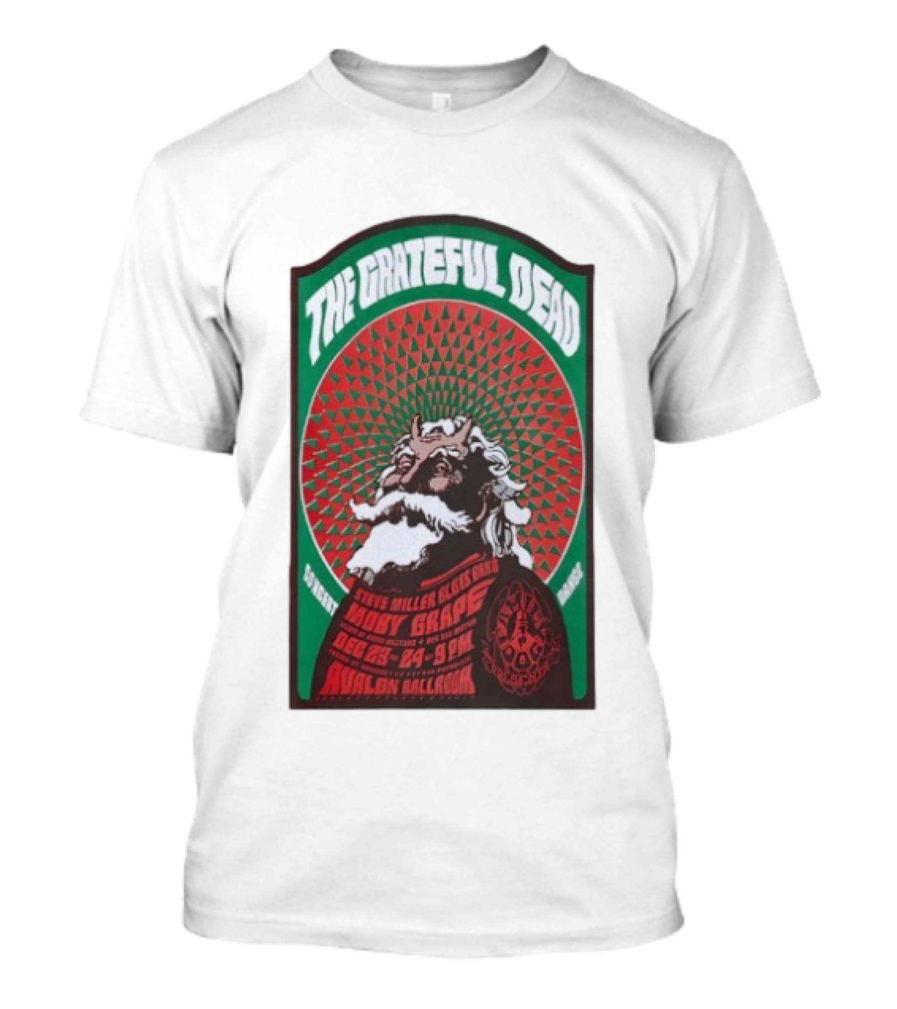 The Grateful Dead Avalon Ballroom San Francisco Dec 23-24 2025 Featuring Moby Grape And Steve Miller Blues Band T-Shirt
