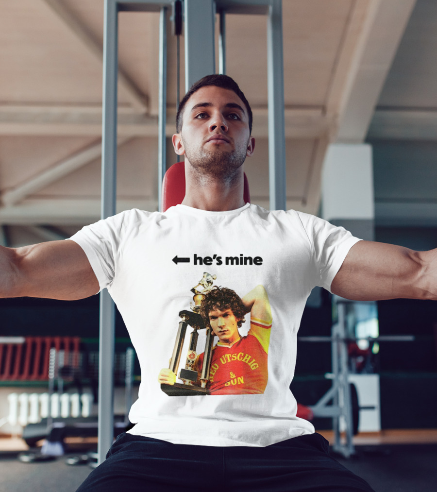 He's Mine Retro Trophy Winner Theo Utschig & Son Heated Rivalry T-Shirt
