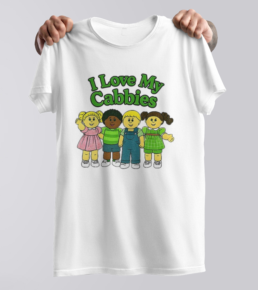 I Love My Cabbies Retro 80s Toy Characters Nostalgia T-Shirt