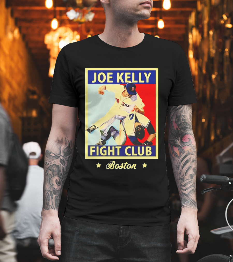 Boston Red Sox Joe Kelly Fight Club Iconic Showdown T-Shirt
