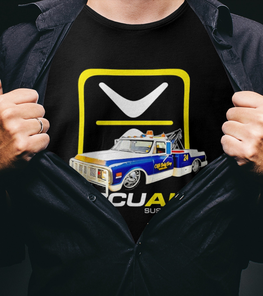 AccuAir Suspension Chevrolet C10 Tow Truck Clife Body Shop T-Shirt