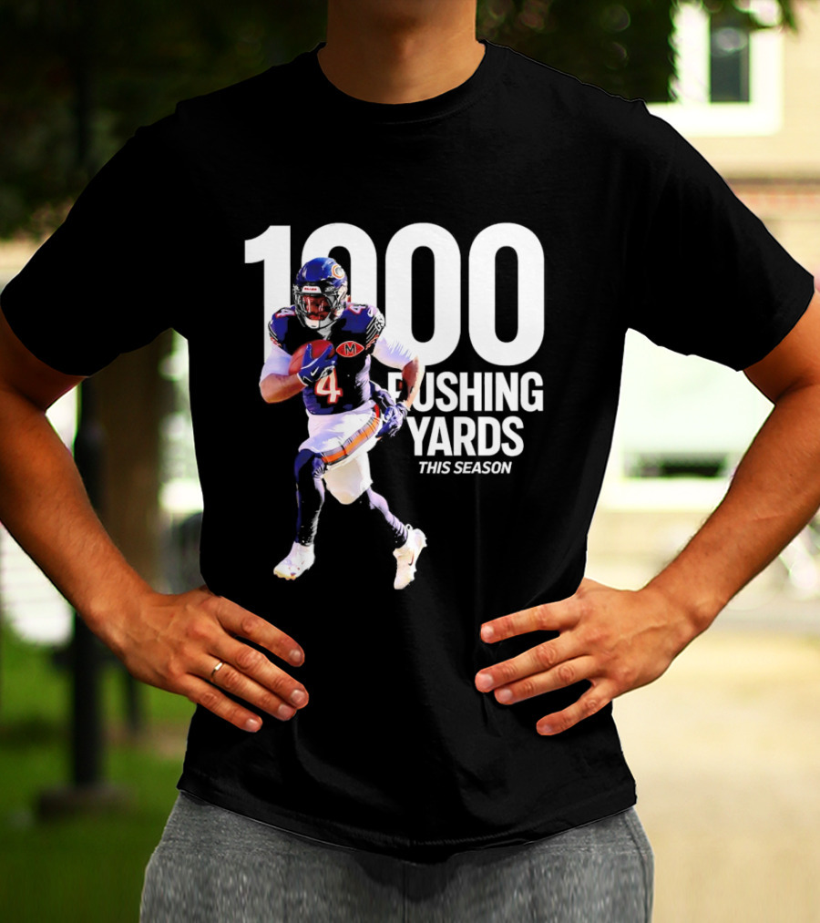 Chicago Bears 1000 Rushing Yards This Season T-Shirt