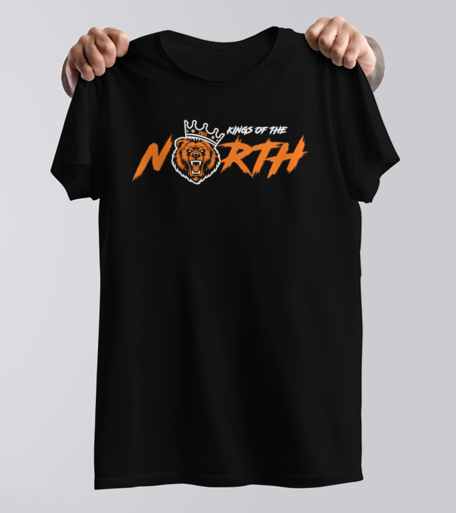 Chicago Bears Kings Of The North 2025 Football Bear T-Shirt