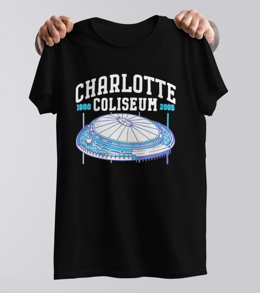 Charlotte Coliseum 1988 2005 Stadium Historic Legacy T-Shirt