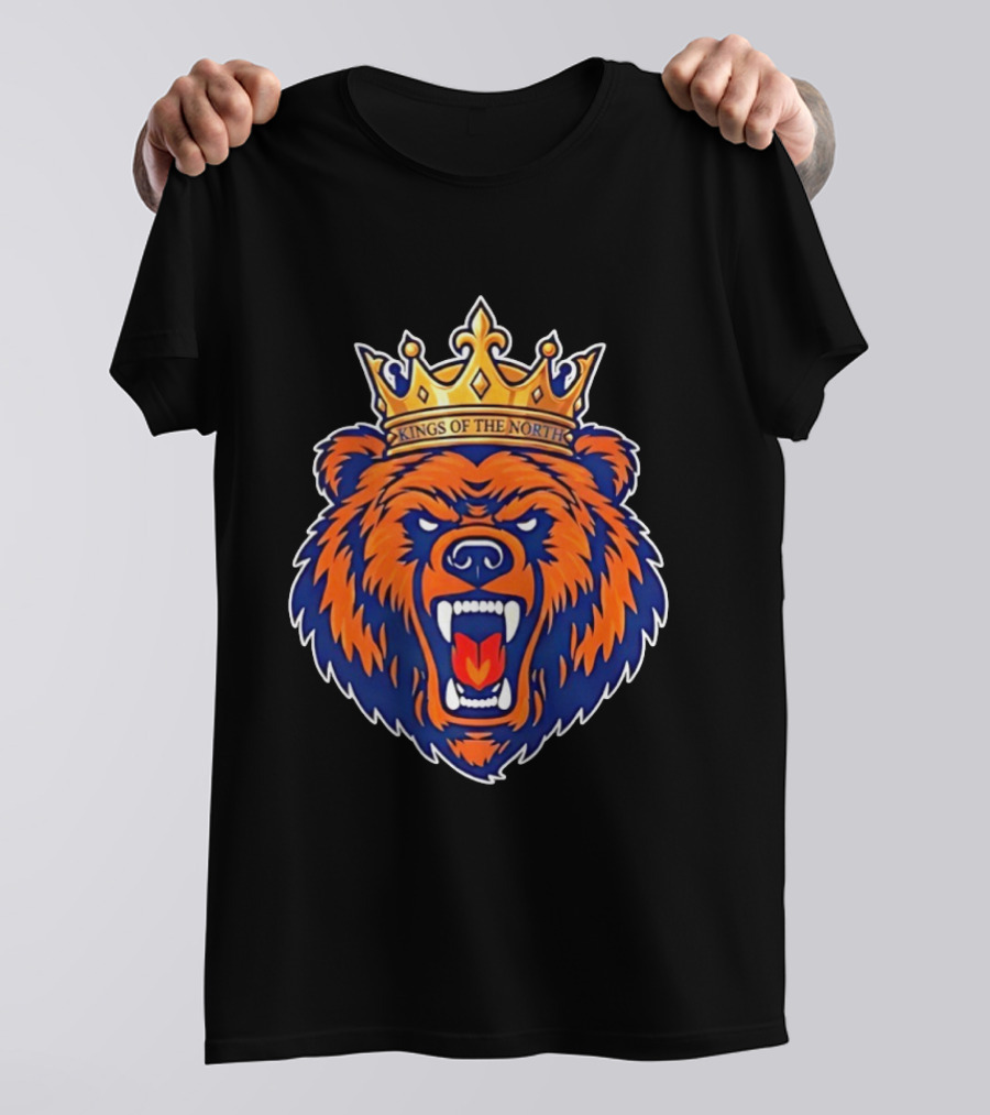 Chicago Bears Kings Of The North Bear Wear The Crown T-Shirt