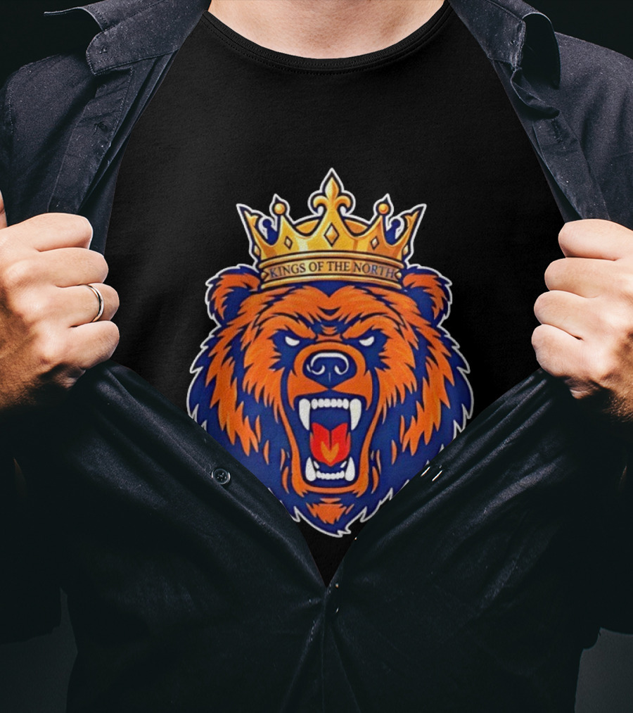 Chicago Bears Kings Of The North Bear Wear The Crown T-Shirt