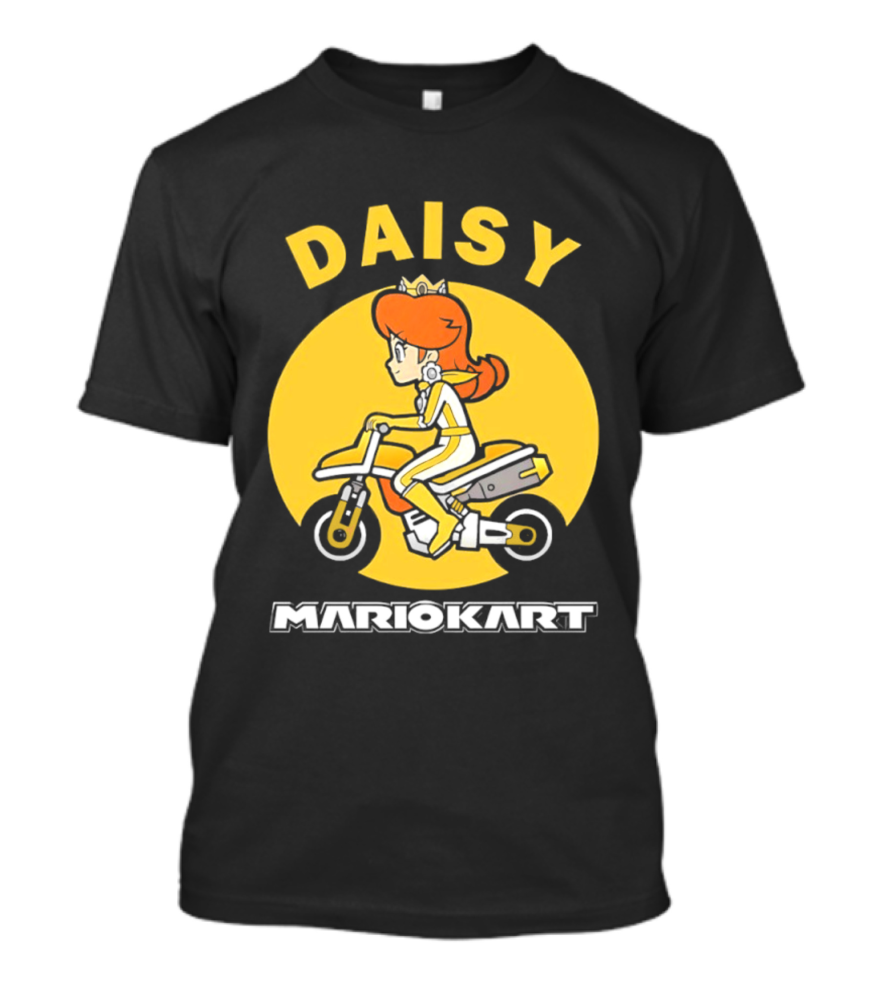 Daisy Mario Kart Motorcycle Rider T-Shirt