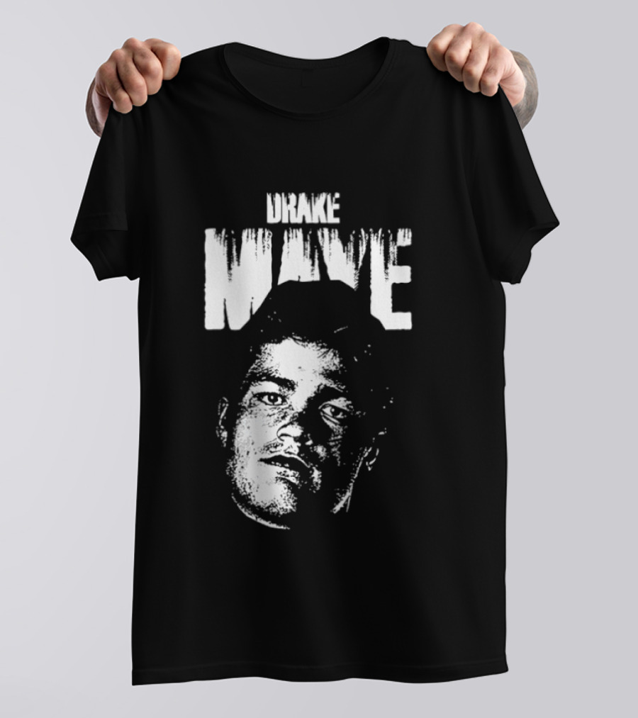 Drake Maye New England Patriots Black White T-Shirt