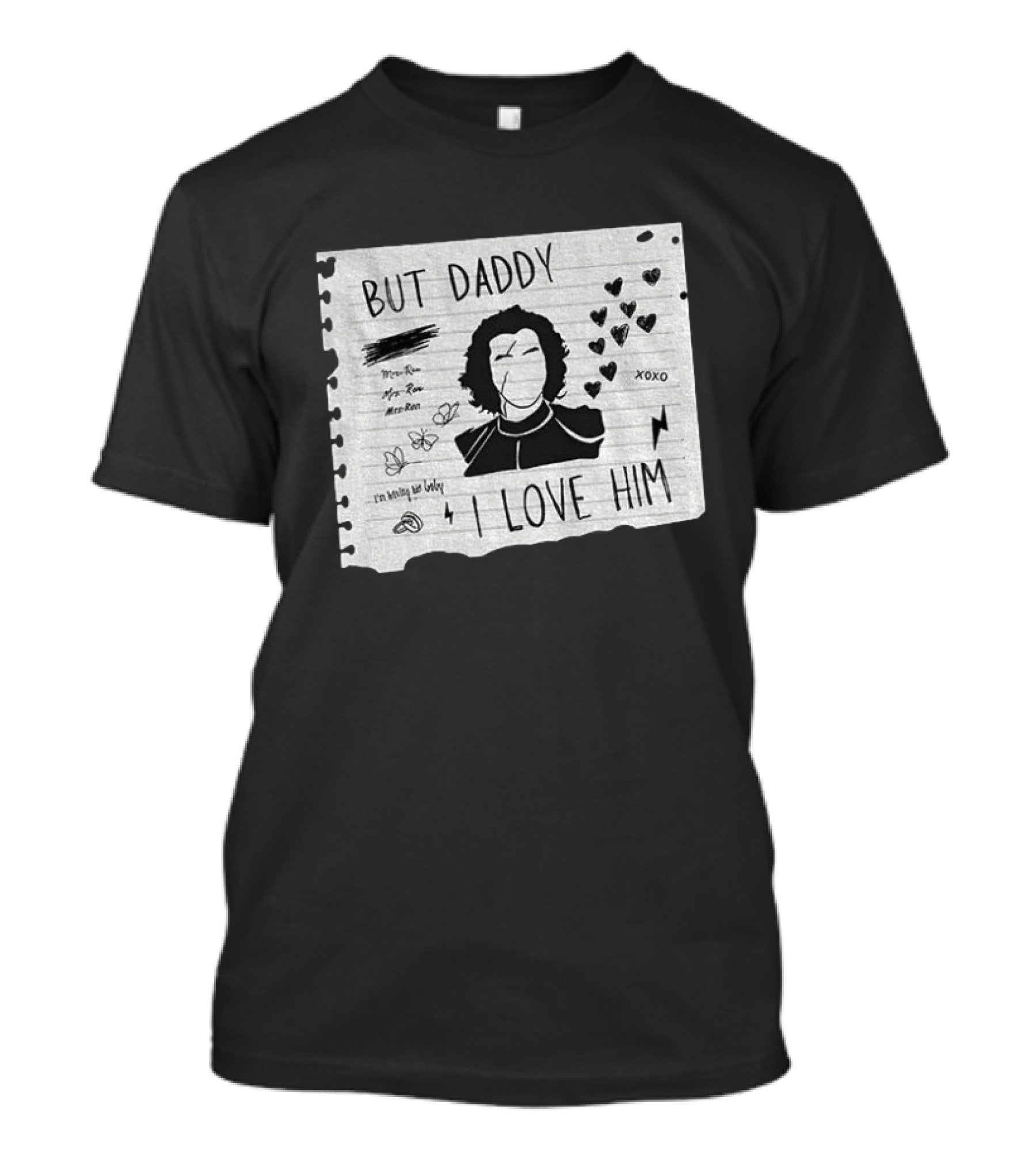But Daddy I Love Him Kylo Ren Star Wars Mashup TTPD Xoxo Hearts T-Shirt