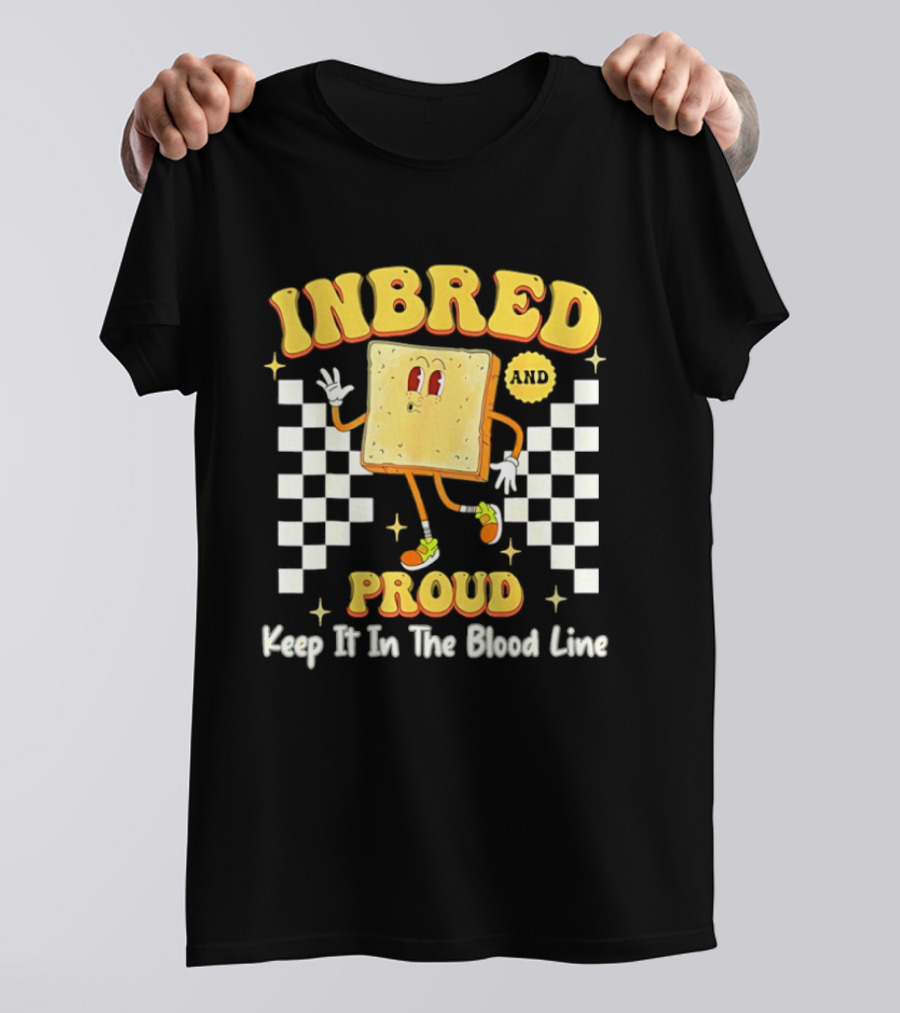 Inbred Humor Keep It In The Blood Line Proud Fun Cartoon T-Shirt