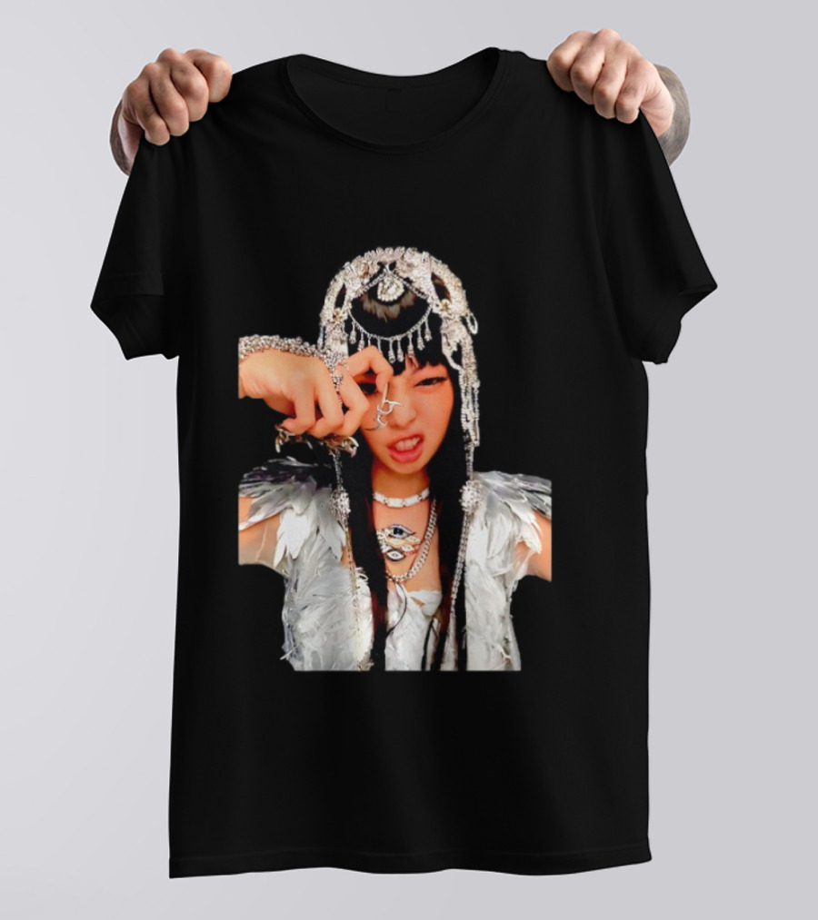 Jennie Blackpink Ruby Album Hip Hop Fashion T-Shirt