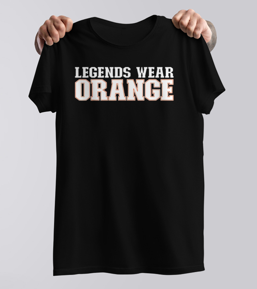 Legends Wear Orange Bold T-Shirt