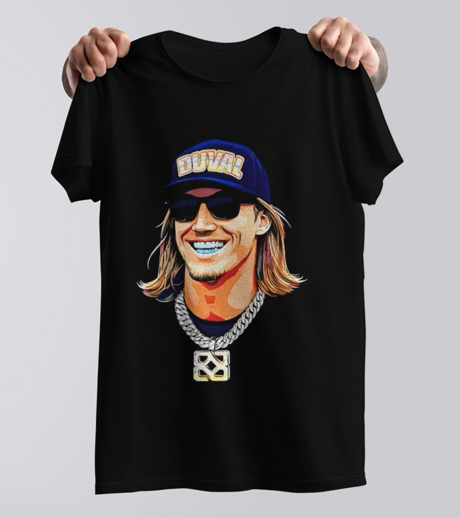 Duval Jacksonville Jaguars QB Trevor Lawrence Steezy Trev T-Shirt