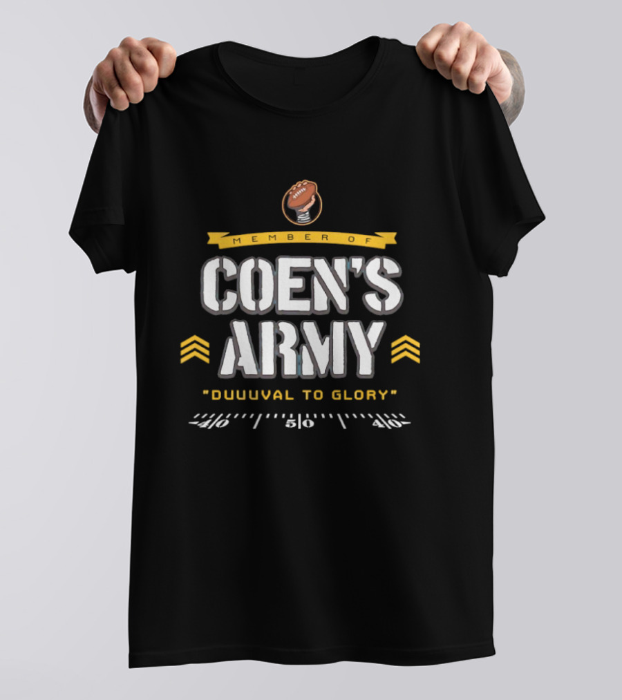 Coen's Army Duuuval To Glory Football Fan Spirit T-Shirt