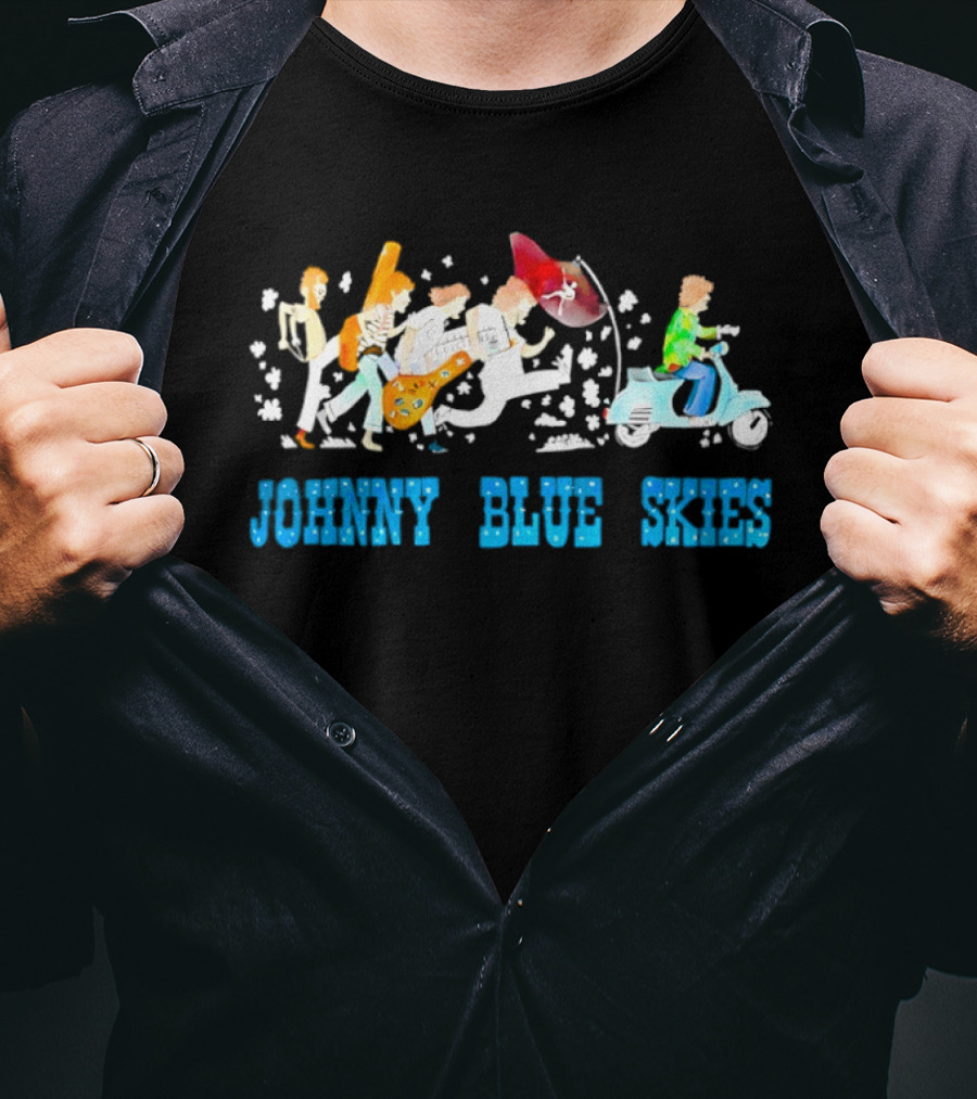 Sturgill Simpson Johnny Blue Skies Scooter Adventure T-Shirt