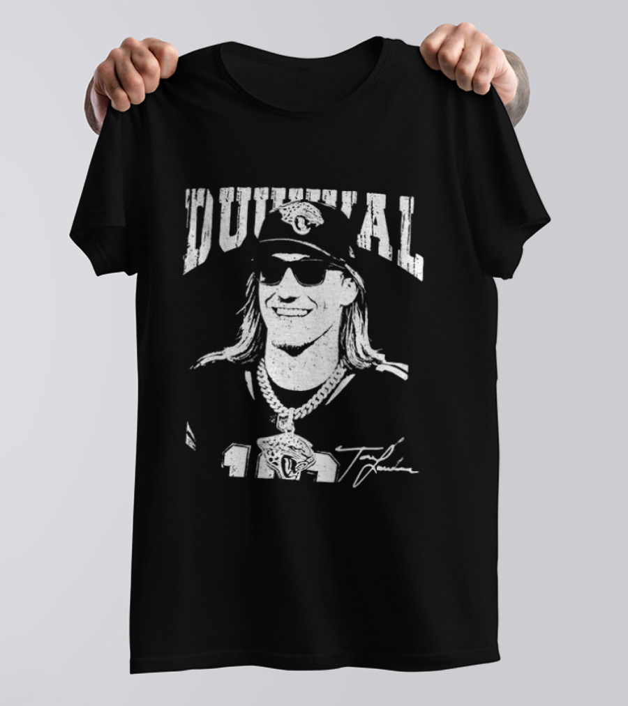 Vintage Duuuval Trevor Lawrence Jacksonville Football T-Shirt