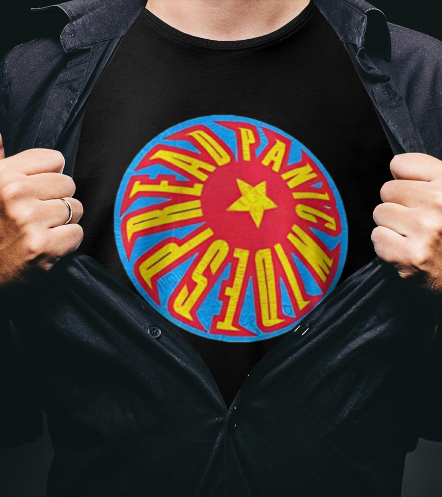 Widespread Panic Fireball Star Retro Circle T-Shirt