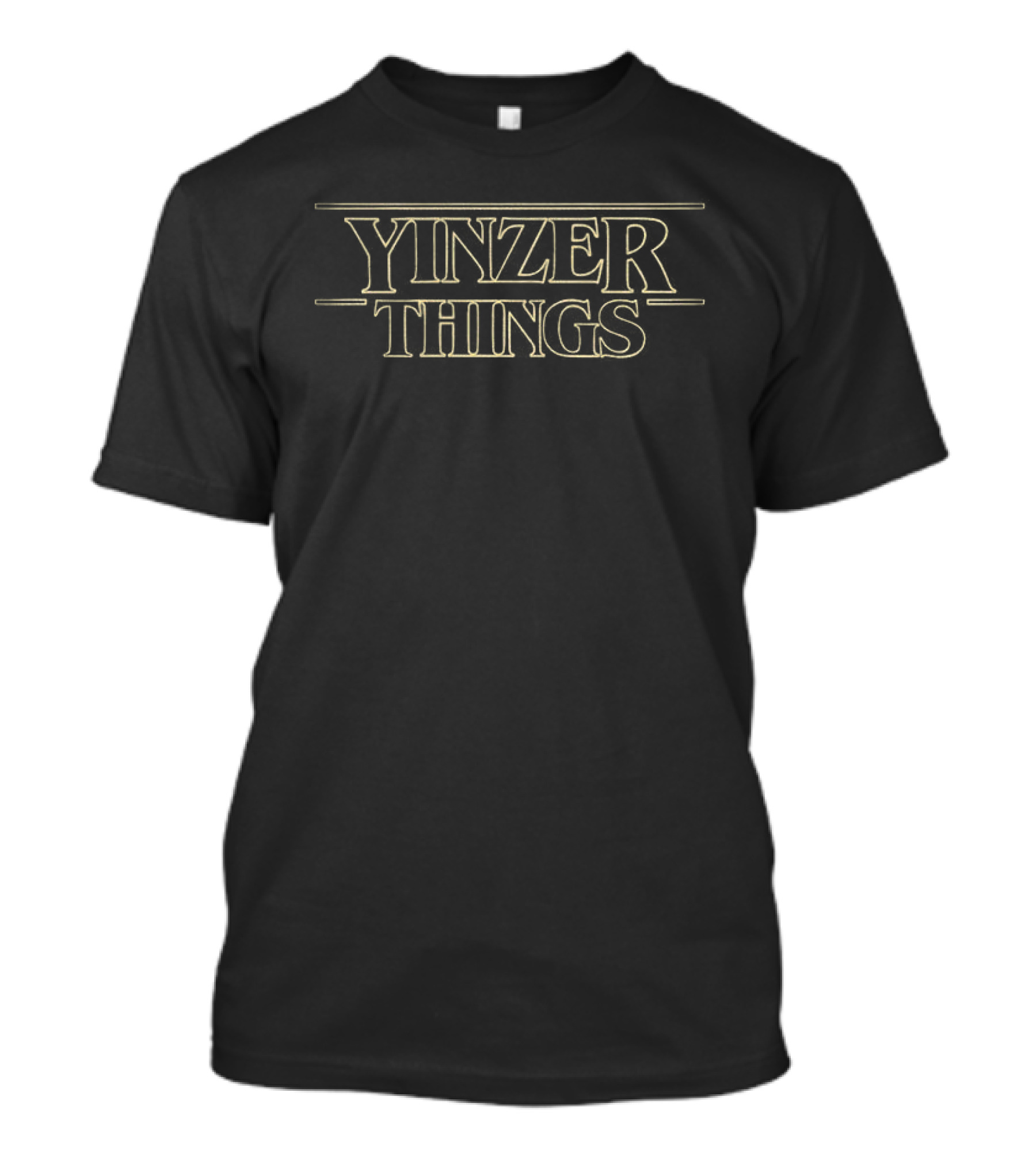 Yinzer Things Stranger Things Pittsburgh Steelers Fan T-Shirt