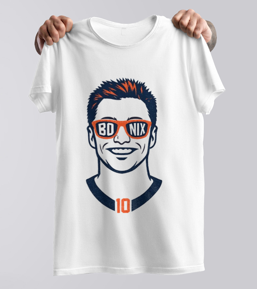 Bo Nix God Bless Denver Broncos Football NFL 2025 10 T-Shirt