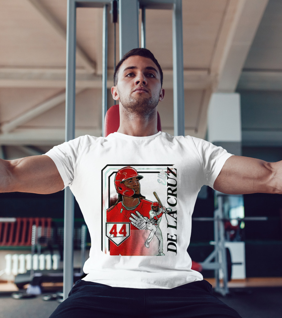 Elly De La Cruz Number 44 Reds Collage Frame MLB T-Shirt