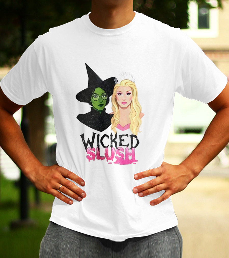 Wicked Slush Elphaba Glinda Disney Noobz T-Shirt