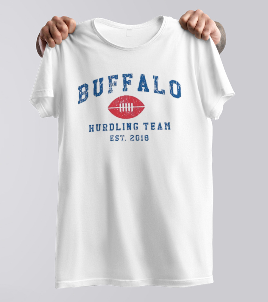 Buffalo Hurdling Team Est 2019 Football T-Shirt
