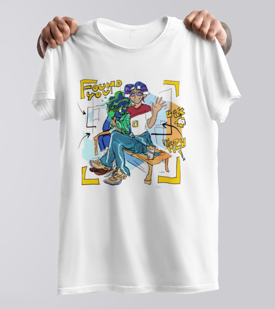 Found You Splatoon Nintendo Art Style Inkling Vibes T-Shirt