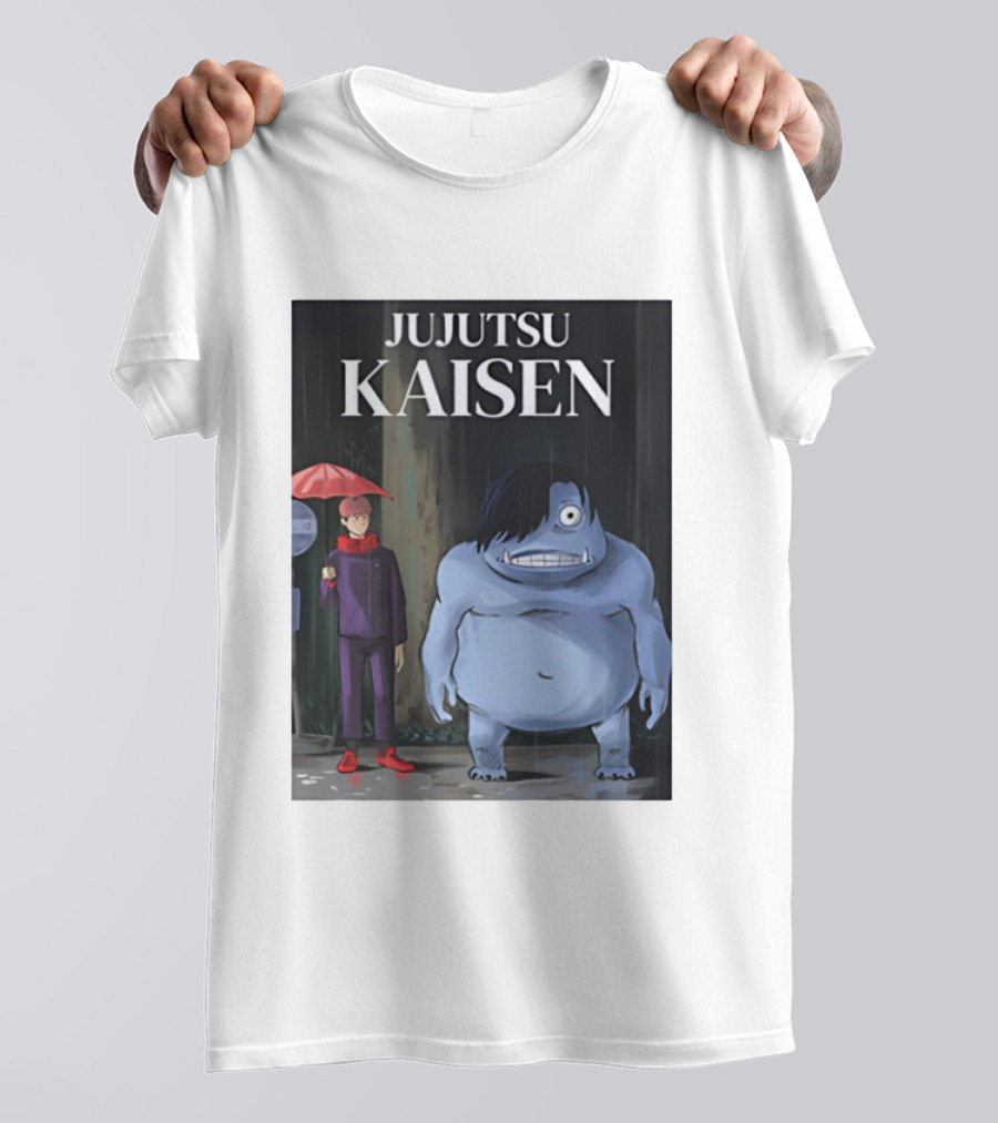 Jujutsu Kaisen Meets Totoro Anime T-Shirt