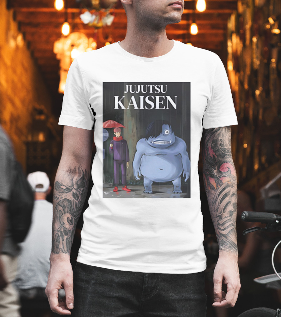 Jujutsu Kaisen Meets Totoro Anime T-Shirt