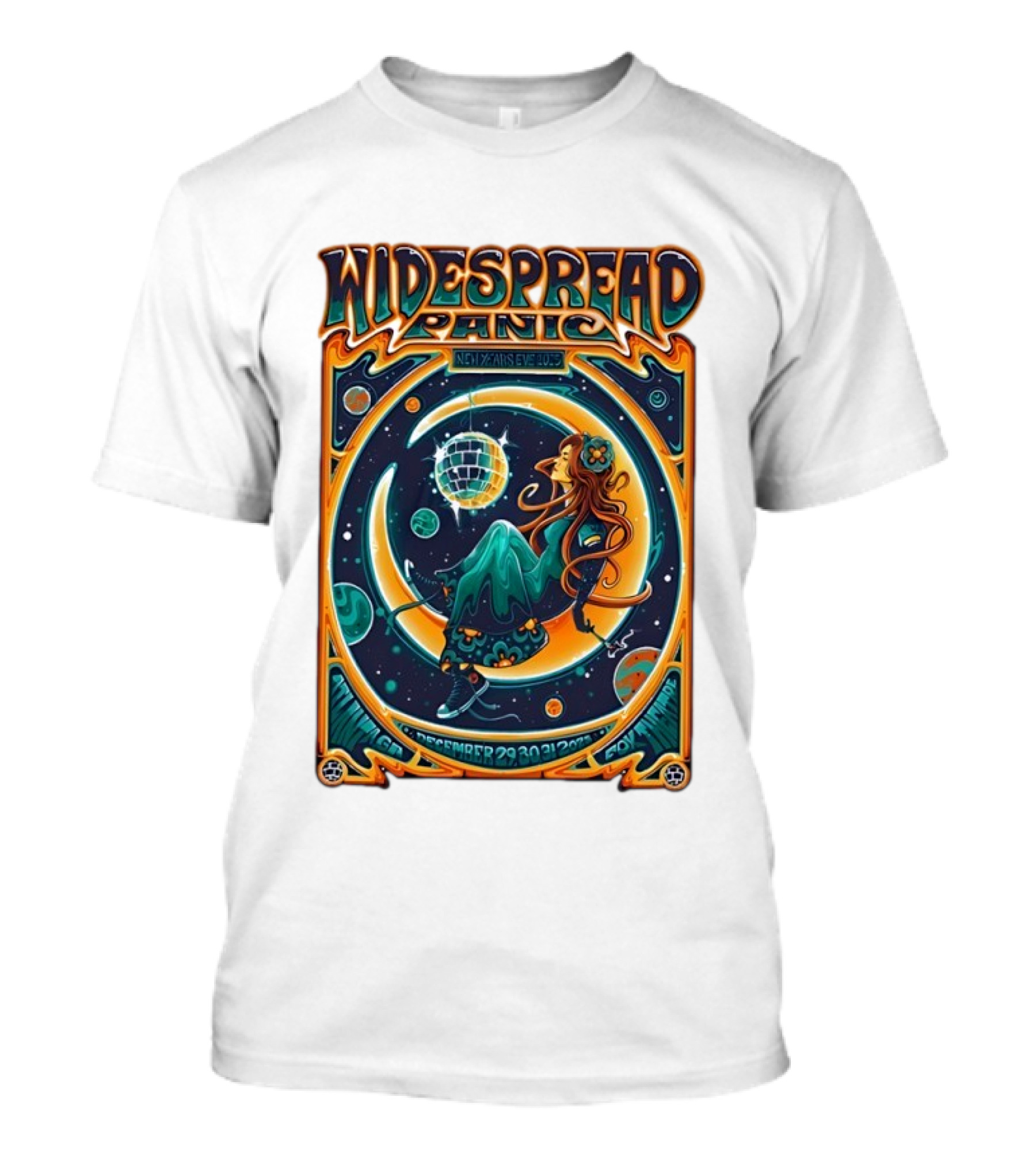 Widespread Panic New Year's Eve 2025 Fox Theatre Atlanta Dec 29 31 T-Shirt
