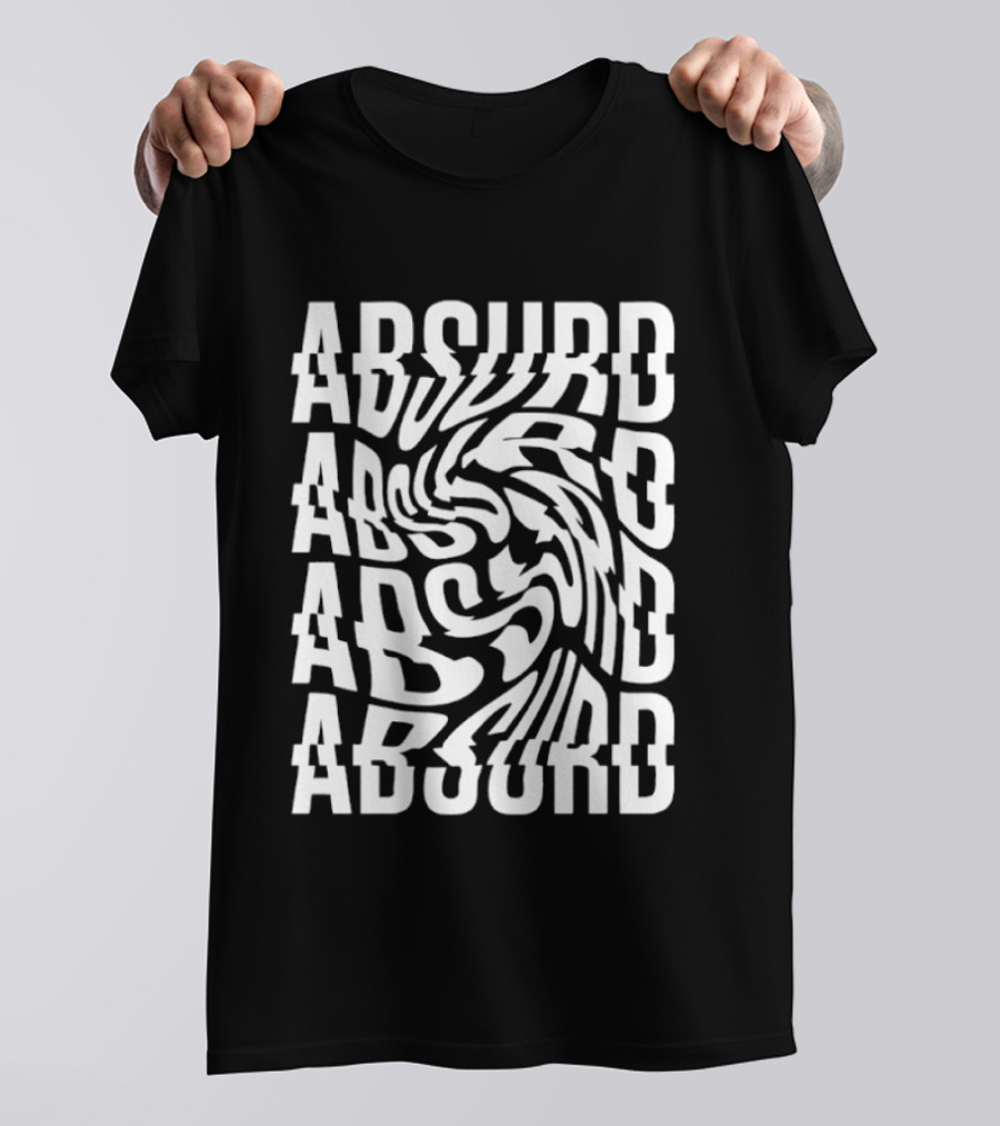 Absurd Vortex Optical Illusion Distorted T-Shirt