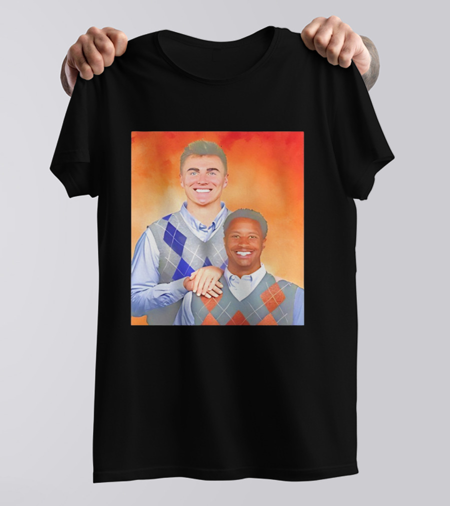 Bo Nix Courtland Sutton Step Brothers Denver Broncos NFL T-Shirt