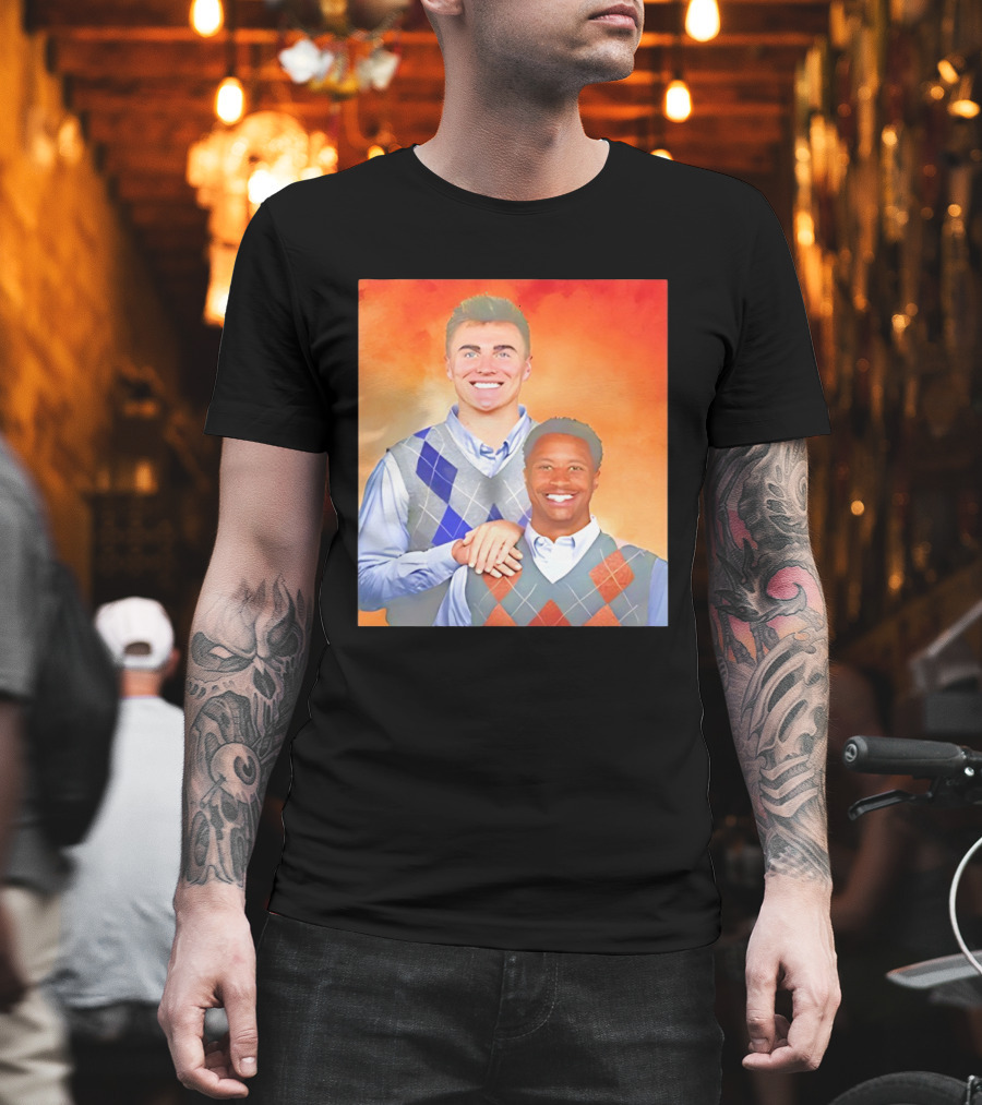 Bo Nix Courtland Sutton Step Brothers Denver Broncos NFL T-Shirt