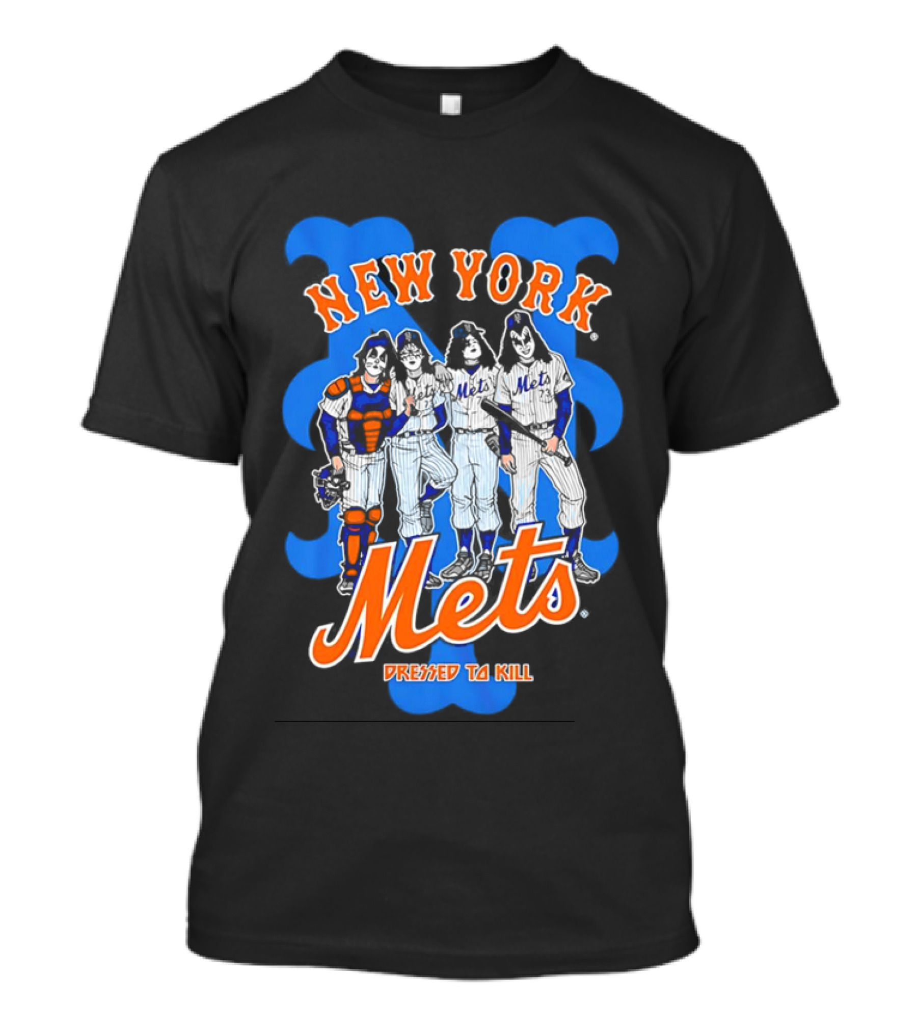 New York Mets Dressed To Kill Collaboration T-Shirt